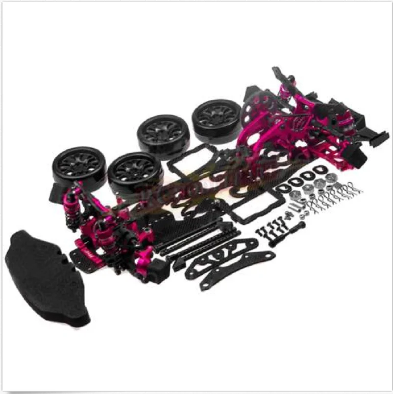 OEM 1/10 сплав и карбон SAKURA D4 RWD Дрифт гоночный автомобиль Каркас Комплект # KIT-D4RWD |