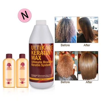 

Keratin Hair Mask ULTikera Brand Argan Oil for Hair Treatment Professional Straightening+Small Free Travel Kit Free Shipping