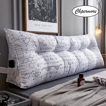 

Chpermore Creative Multifunction Double pillows Simple bed cushion double Tatami Bed soft bag Removable Bed pillow For Sleeping