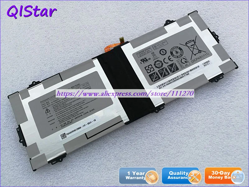 QISTAR 7,7 V 39Wh подлинный AA-PBMN2HO Аккумулятор для ноутбука samsung Galaxy Book 12, SM-W720 SM-W727V ноутбук компьютер