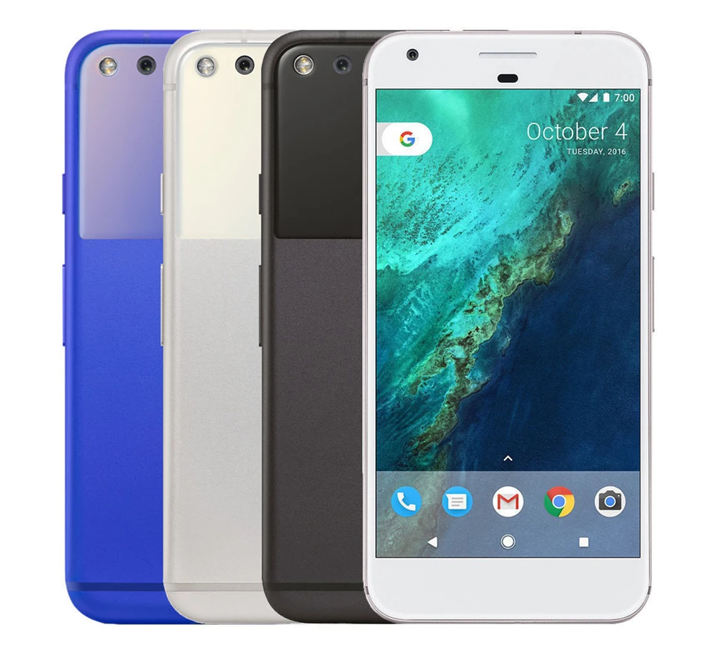 Google Pixel, 5,0 дюймов, четырехъядерный процессор, одна SIM, 4G LTE, 4 Гб ram, 32 ГБ/128 ГБ rom, Android, разблокированный смартфон