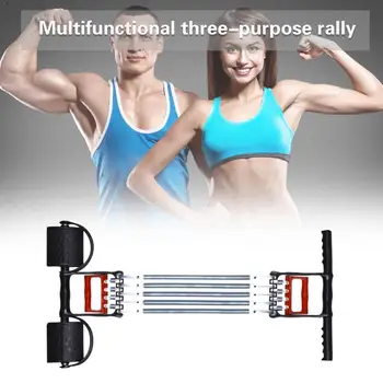 

1Pcs Removable Fitness Muscular Strengthen Rally Spring Chest Rope Multi-function Pull Exercise Hand Physical Chest Home Gr S9P2