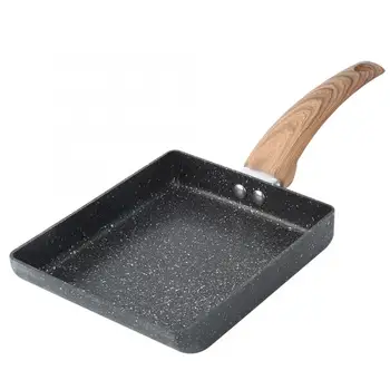

Household Kitchen Utensils Frying Pan Egg Cooking Steak Pan with Handle for Gas and Induction Cooker Saucepan