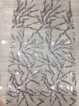 

nice looking feather embroidery tulle mesh lace fabric Sophia-9.9916 with good quality for party dress