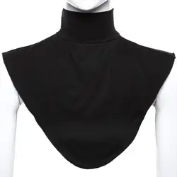 Стильный хиджаб расширение шеи проверить задняя крышка Исламская рубашка под верхней Aba
