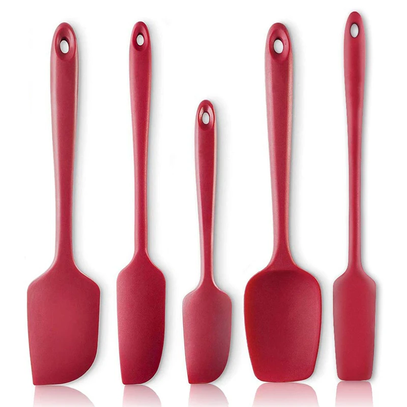 50 Set Silicone Spatula Set Heat Resistant Non-Stick Kitchen Utensil For Cooking, Baking and Mixing Cookware