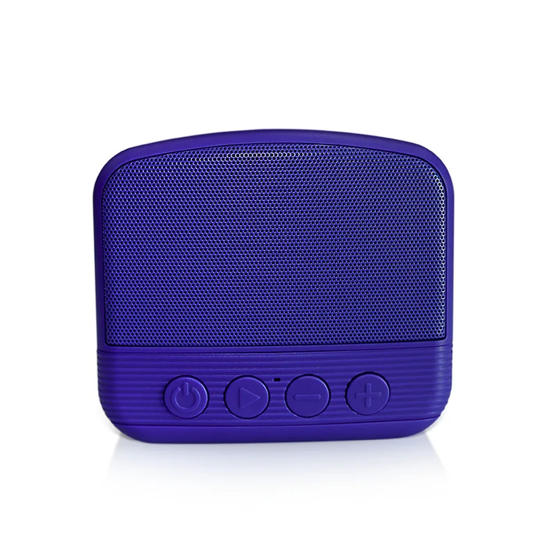 Фиолетовый Портативный Bluetooth динамик для улицы, беспроводной музыкальный сабвуфер, стерео звук, мини-динамик, дополнительный бас, бумбокс, TF, USB - Цвет: Фиолетовый