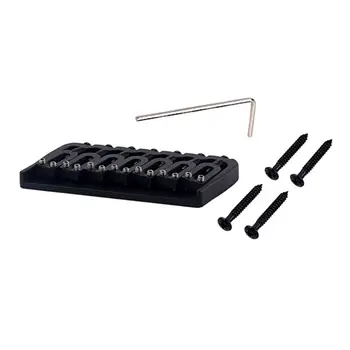 

GA885 7 String Guitar Saddle Bridge Multiple Scale Tail Fixed Strain Plate 875D