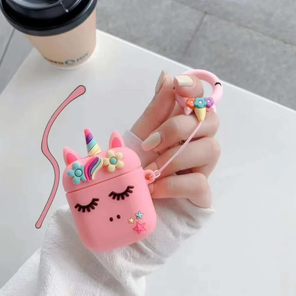 Colorful Floral Unicorn Airpods Case -Unicorn Fashion H6eee397bbc5f437d902db601afbaffc9G