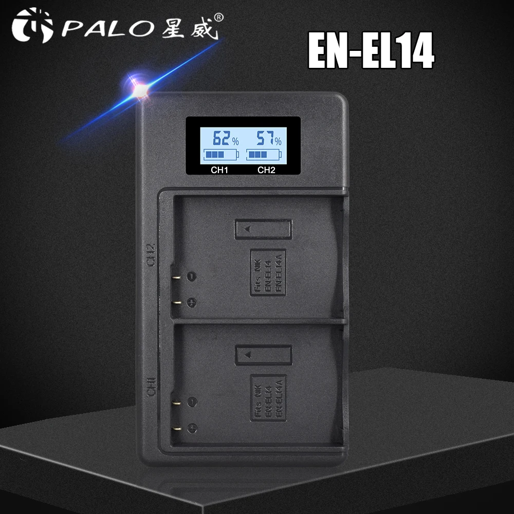 EN-EL14 EN-EL14a ENEL14 EN EL14 EL14a ЖК-дисплей Цифровая фотокамера зарядное устройство для Nikon D3100 D3200 D3300 D3400 D3500 D5600 D5100
