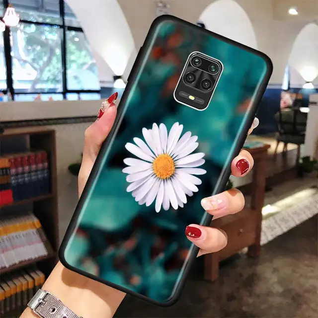 Summer Daisy Sunflower Floral Case For Xiaomi Redmi Note 10 Pro Max 9 8 7 Cover For Redmi K40 Pro Plus 9 Power 9A 9C 9T Shell B09