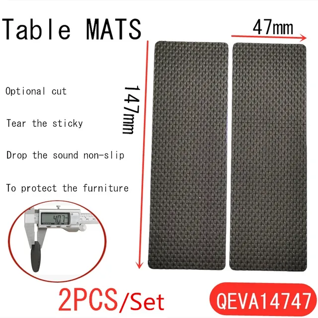 Furniture Chair Leg Pads Soft Thickening Bumper Self Adhesive Anti Slip Mat Damper For Table Protector Hardware 1/2/6/15/24PCS QEVA14747