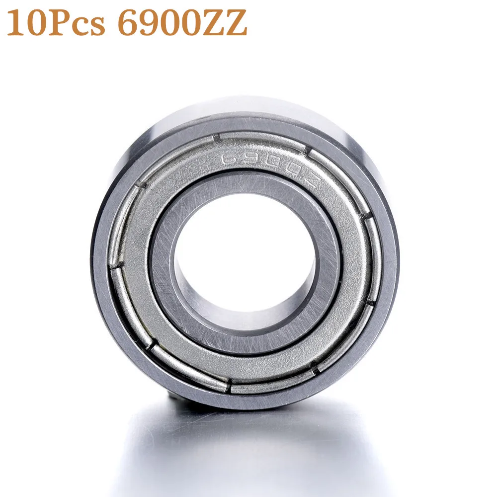 10PCS Hot Sale 10*22*6mm 6900ZZ Bearings Kit Thin Section Rolling Ball with high speed rotation Bearing Steel | Обустройство дома