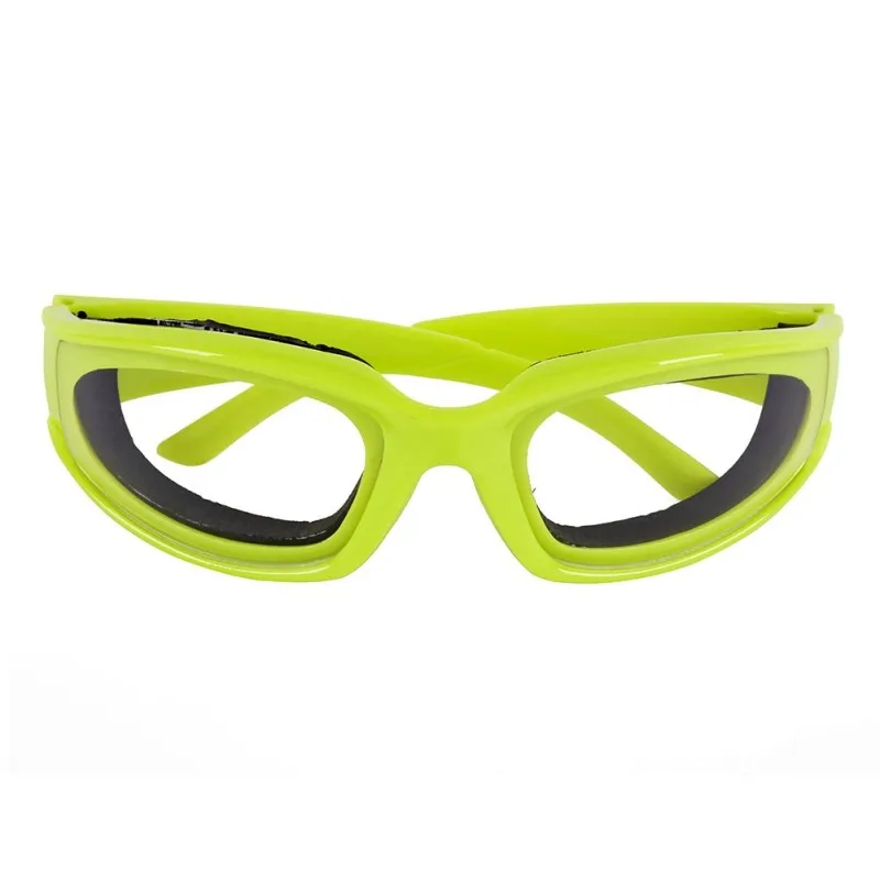4 цвета, кухонные защитные очки для резки глаз, Горячие аксессуары, очки, разделочные кухонные нарезки - Color: Green