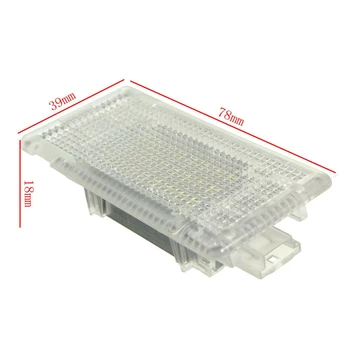 

12V 2PIN 24-LED Trunk Lights Luggage Glove Box Lid Lamp White Fitment For BMW E90 E92 E66 E39 Signal Lamps