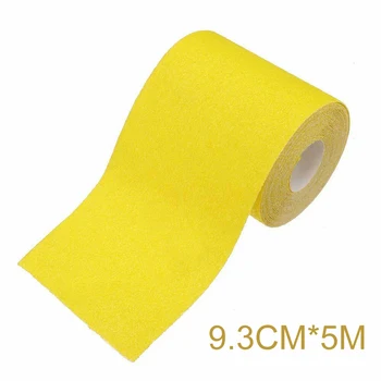 

1pc Yellow Aluminium Oxide Sanding Roll 5M Grit 120 Fast Sandpaper Woodwork Metalwork Hand Abrasive Tool