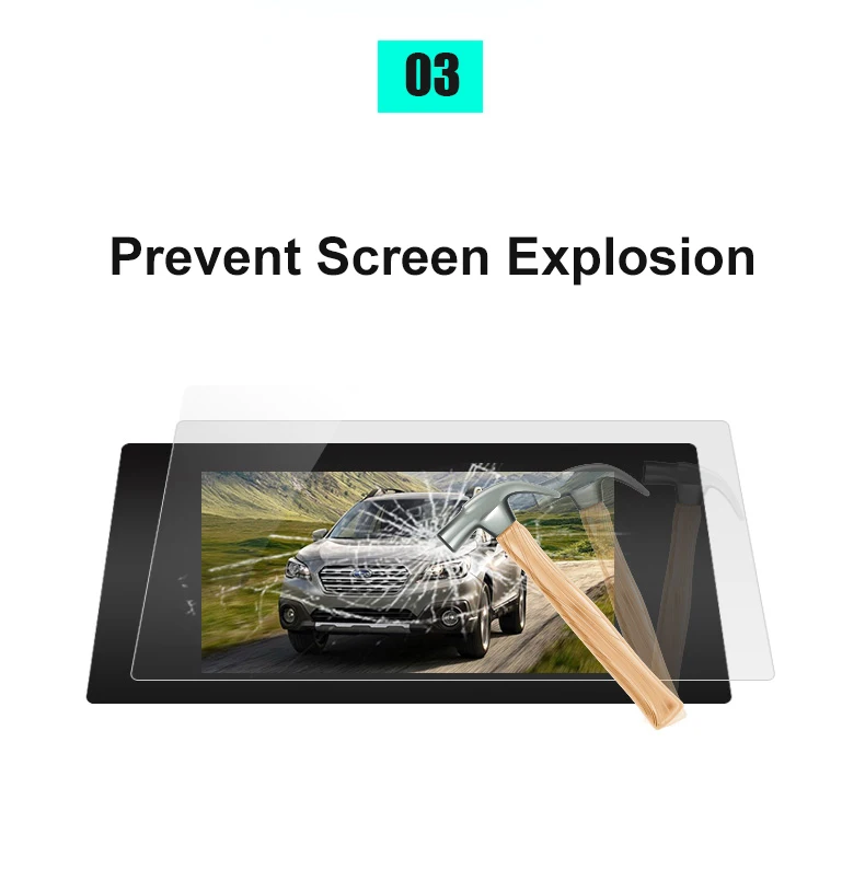 QHCP автомобильное закаленное стекло навигационный экран пленка gps lcd DVD Мультимедийная Защита подходит для Subaru Forester Outback XV Legacy