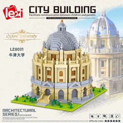 Blocs de construction en briques, petites particules de diamant miniatures, jouets pour enfants, université Oxford 