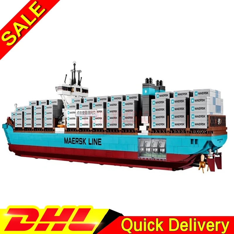 LP 22002 Technic наборы Maersk грузовой контейнер набор кораблей строительные блоки DIY