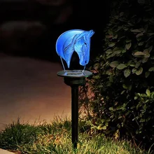 На солнечных батареях Светодиодный свет прозрачный акриловый уличный садовый вдоль дорожки, на участке лампа I88#1