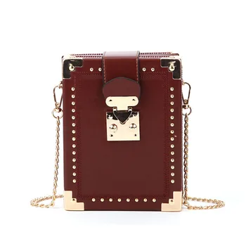 

Women Bag Fashion Handbag Shoulder Bag Chain Shoulder Messenger Bag Crossbody Bags For Women bolsa red