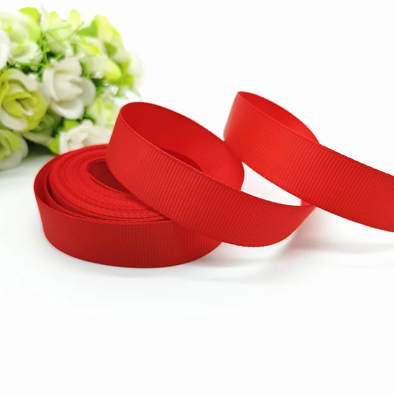 Ribbon Decoration Ribbon Supplies Wrapping Ribbon Grosgrain Ribbon Sewing Ribbon Christmas Ribbon 5 yards 6mm-50mm Grosgrain Ribbon for Gift Wrapping Hair Bows DIY Wedding Party Christmas Decoration