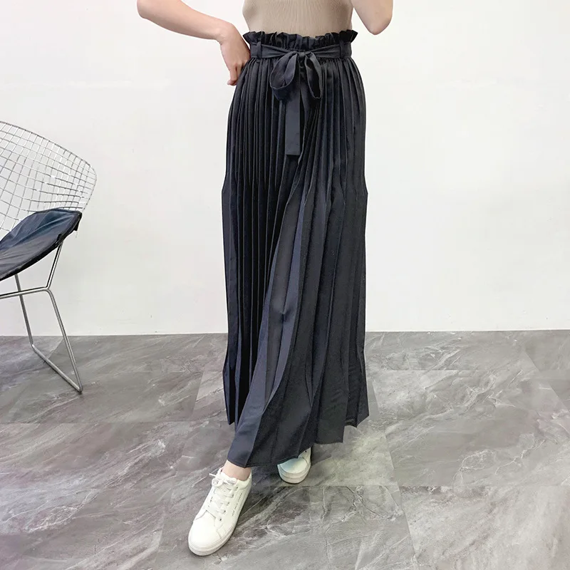 Miyake плиссированные прямые брюки весна новые свободные большие тяжелые Промышленные брюки плиссированные повседневные широкие брюки для женщин