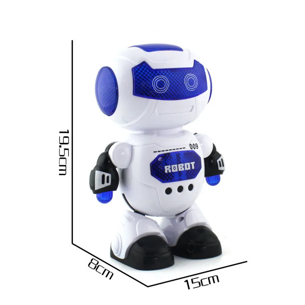 Electronic Dancing Robot With Musical& Lighting Robot Fun Learning Toys For Kid RC Robot Interactive Lighting Dancing Toys Gift