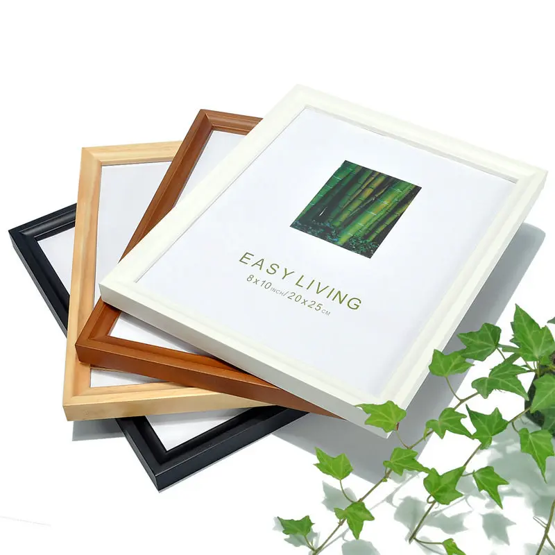Картина рамка деревянный плакат печатная рамка для холста картина маслом прямоугольная деревянная сборка фоторамка