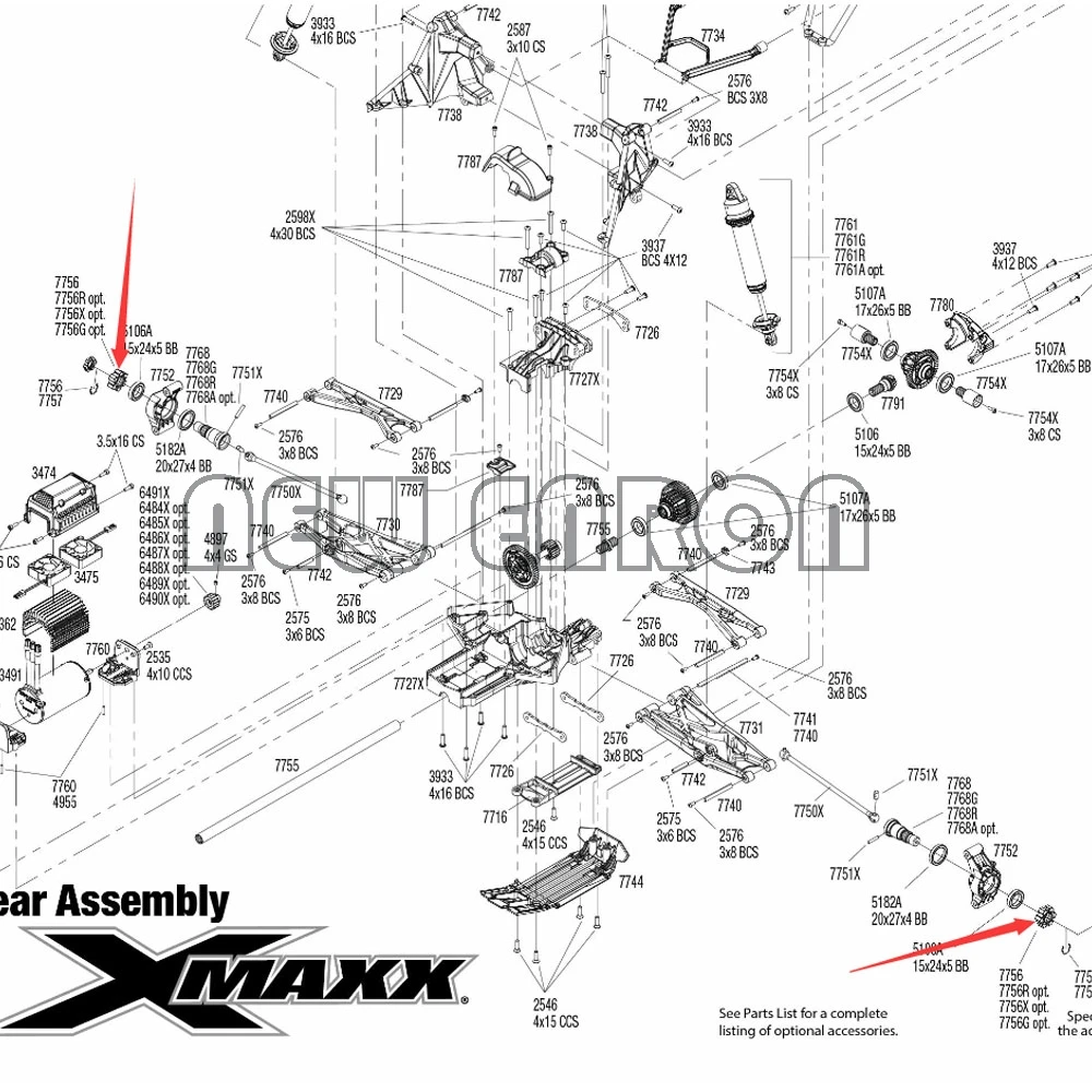 NEW ENRON #7758 1:5 4Pcs Aluminium 17mm Wheel Hex Nuts Mount Splined Serrated Metal For RC CAR 1/5 Traxxas X-MAXX 77086-4 - Image 6