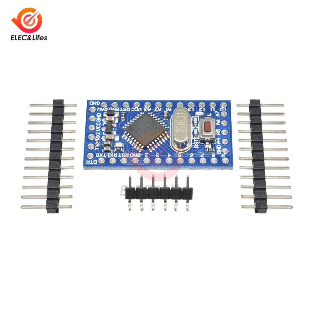 5 в Pro мини модуль Atmega168 Atmega168P кварцевый генератор 16 МГц 5 В для Arduino Nano Микроконтроллер плата замена Atmega328