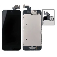 Montagem completa para iphone 5 5S se 5c lcd screen display toque digitador assembléia com câmera frontal para iphone5 tela