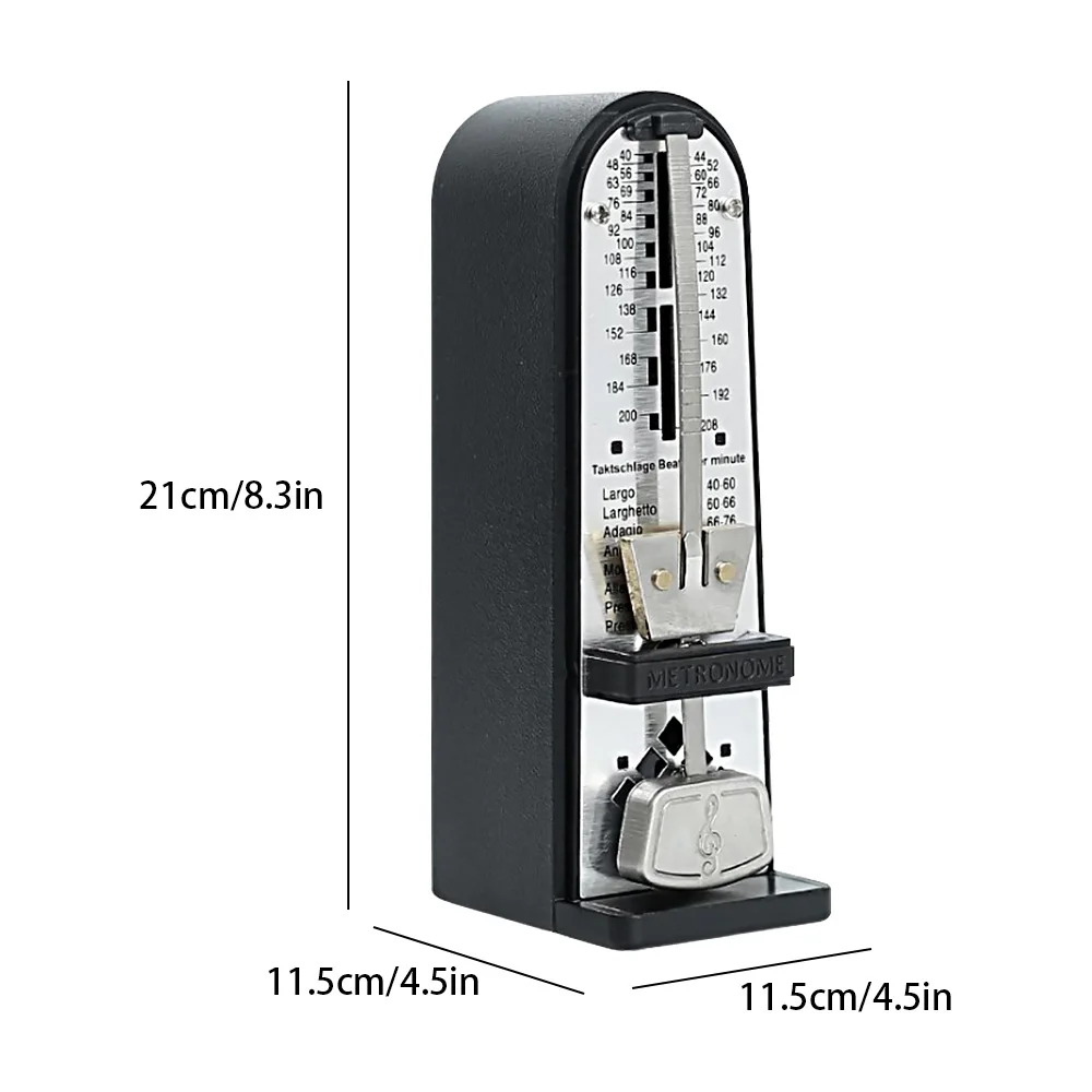 Винтажный башенный Тип гитарный метроном колокольчик ритм механический маятник метроном для гитары Бас фортепиано скрипка аксессуары