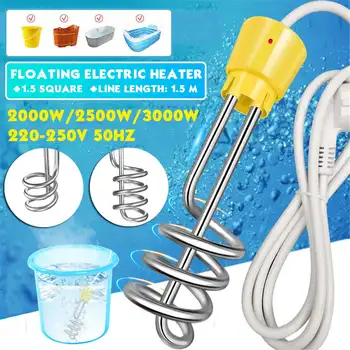 激安 2000 ワット/3000 ワットの電力浸漬給湯器要素ボイラーポータブル電気温水加熱ロッドのためのインフレータブルスイミングプール