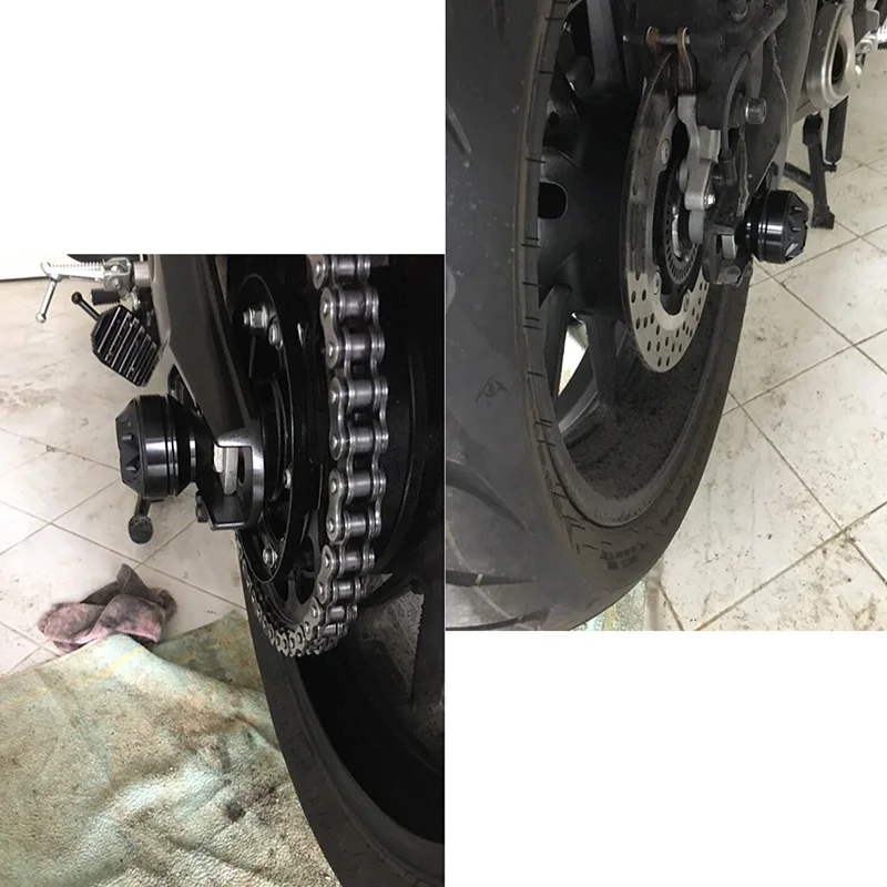 Для Yamaha Mt-09 Mt09 Mt 09- передний и задний мост аварии грибы ползунки Mt-09 Tracer Fj-09 Xsr900