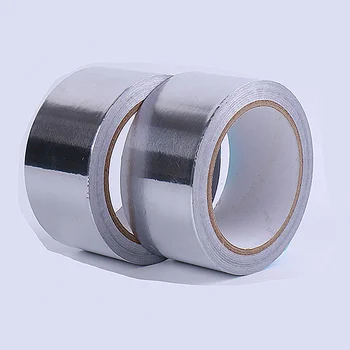

1PC Waterproof Aluminum Foil Adhesive Sealing Tape High Temperature Pipe Repairs Silver Tape