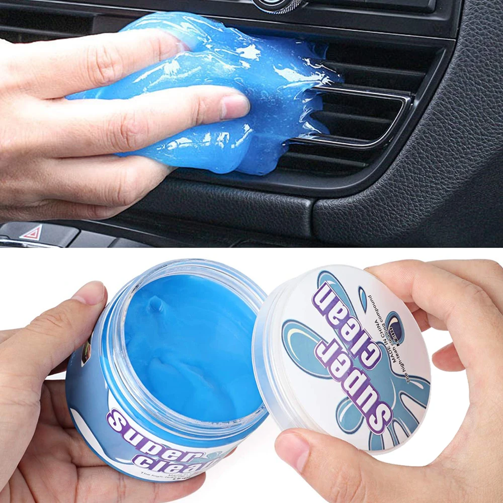 

200g Car Interior Air Vent Dashboard Cleaning Glue Slime Dust Remover Gel Care Home Computer Keyboard Gap Corner Cleaner Mud Can