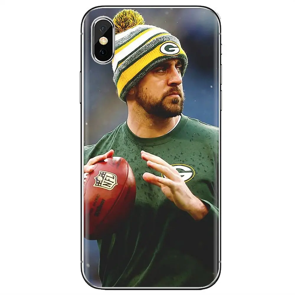 Силиконовый чехол с автографом для Sony Xperia XA Z Z1 Z2 Z3 Z5 XZ1 XZ2 compact M2 M4 M5 C4 C6 E3 T3 L2 Aaron Rodgers