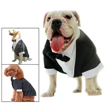 Одежда для домашних щенков, одежда для собак, пластиковые контейнеры для тату, костюм, смокинг, Свадебный костюм, одежда для собак, Ropa Pug, куртка