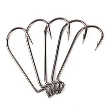 20piece/set 4.5cm Narrow Belly Crank Hook Bulk Hook with Loop Long Handle Barb Hook Fishing Tools and Equipment Fishing Tackle