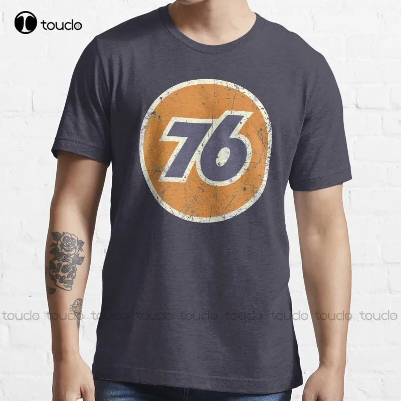 New 76 Oil Union Vintage T-Shirt Uomo Magliette S-5Xl Cotone Tee Shirt Dress Shirts For Men Unisex