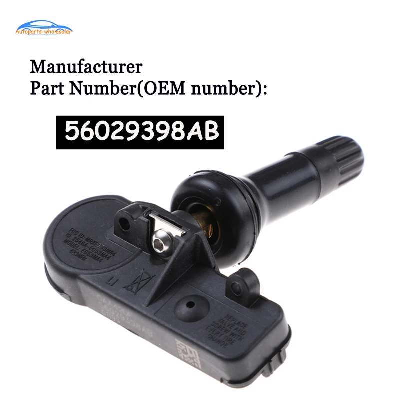Датчик давления в шинах 56029398AB для Jeep Grand Cherokee Wrangler Fiat 500 freeont JF TPMS 433 МГц|Датчик