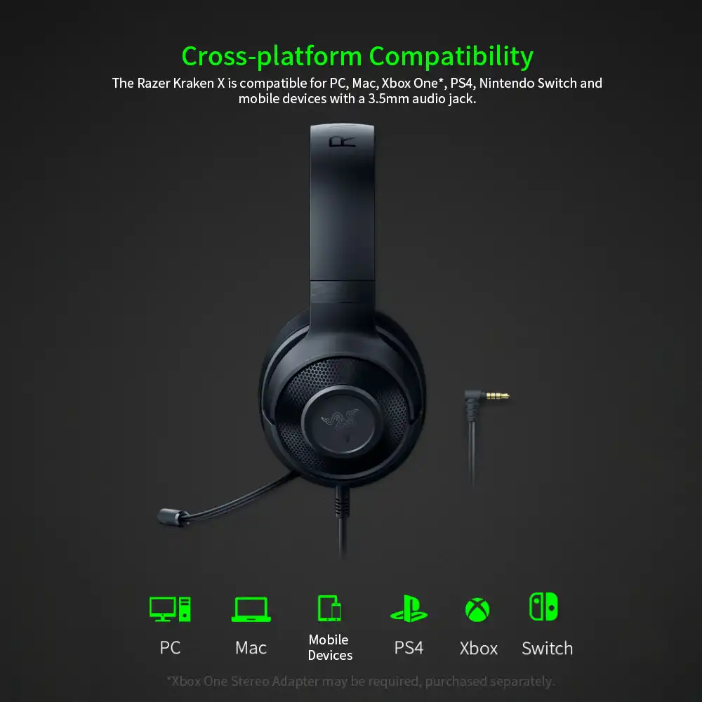 Razer Headset Adapter Xbox One Factory 