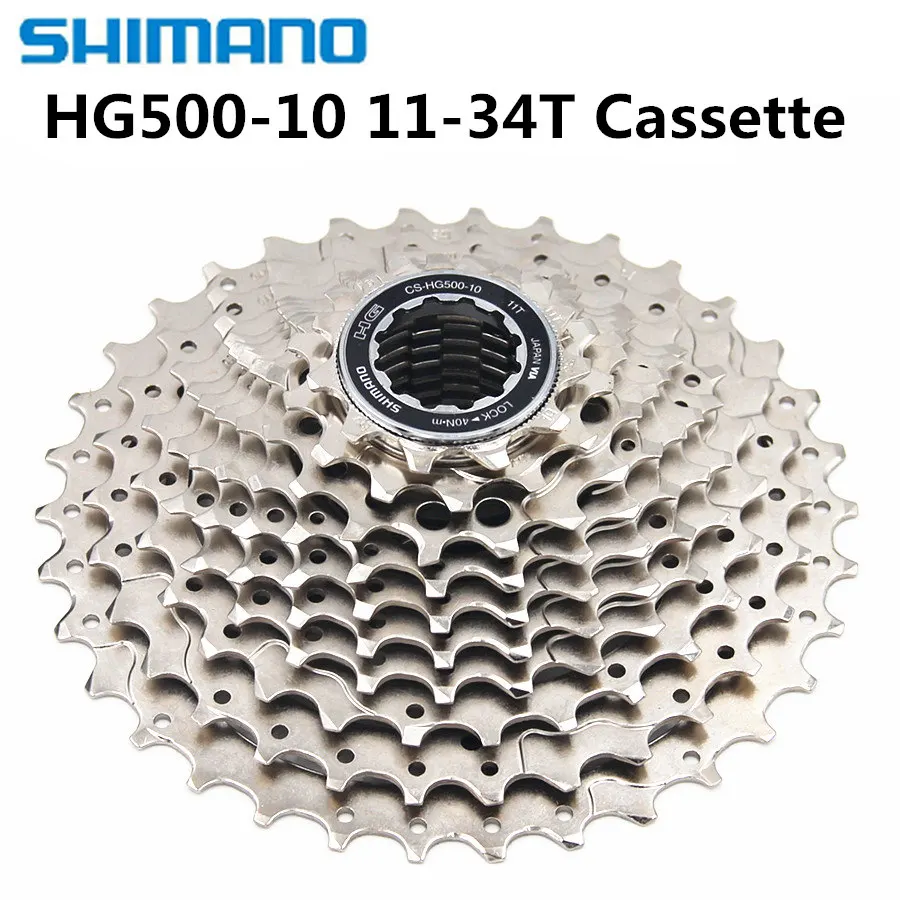 SHIMANO DEORE M6000 CS HG500-10 горный велосипедный маховик MTB HG500 10 кассеты звездочки 11-42 т 11-36T 11-34T 10 Скорость HG50-10 - Цвет: HG500-10 11-34T