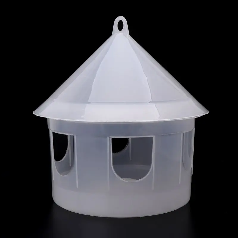Birds Drinker With Handle Top Hanging Loop Water Pot Food Dispenser Containers Poultry Feeders For Pets D5BD