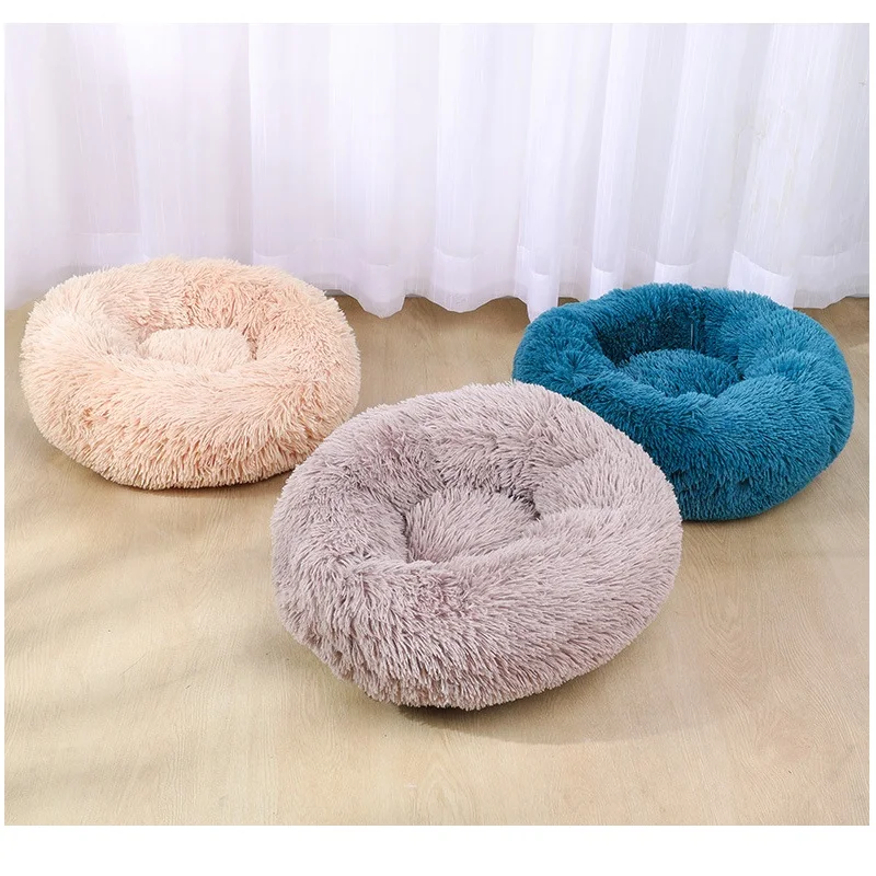 Pet Dog Cat Bed House Soft Long Plush Pet Dog Bed For Dogs Basket Pet Products