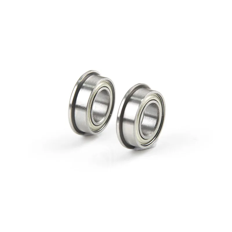 10 Cuscinetti A Sfera Flangiati FR1810ZZ – 5/16'' X 1/2'' X 5/32'' – Doppia Schermatura Metallica, Pre-lubrificati – Per Modellismo, Elettronica, Industria