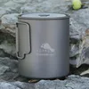 Toaks Outdoor Camping Titanium Pot 900ml 750ml Ultralight Cooking Picnic Titanium Pot 5