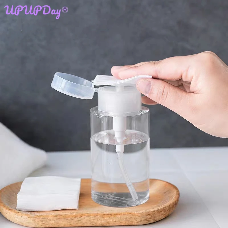 

100ML 200ML Refillable Bottle Lotion Makeup Remover Travel Bottle Skincare Empty Bottle Convenient Press Type Cosmetic Container