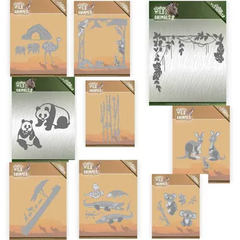 

2020 wild animals metal Cutting Dies tag Scrapbook paper craft album card punch knife art cutter